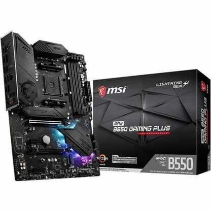 MPG B550 GAMING plus Desktop Motherboard - AMD Chipset - Socket AM4 - ATX (244343)