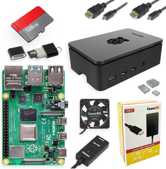 Raspberry Pi 4 8GB Extreme Kit - 128GB Edition (8GB RAM)
